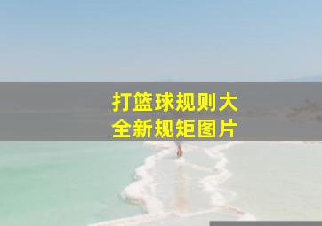 打篮球规则大全新规矩图片