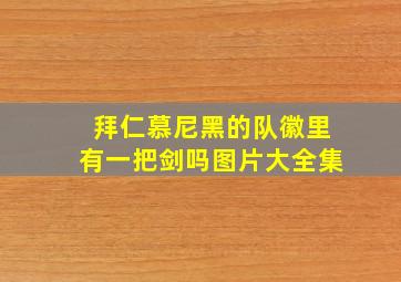 拜仁慕尼黑的队徽里有一把剑吗图片大全集