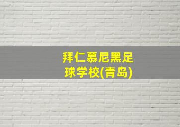 拜仁慕尼黑足球学校(青岛)