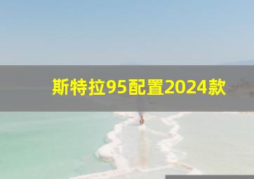 斯特拉95配置2024款