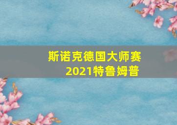 斯诺克德国大师赛2021特鲁姆普