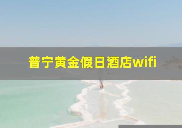 普宁黄金假日酒店wifi