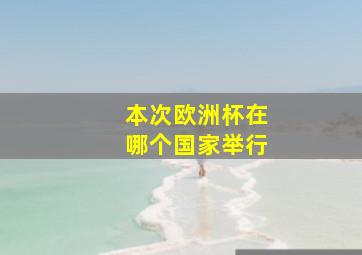 本次欧洲杯在哪个国家举行