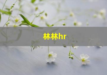 林林hr