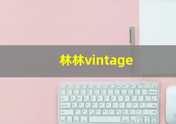 林林vintage