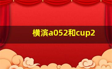 横滨a052和cup2