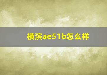 横滨ae51b怎么样