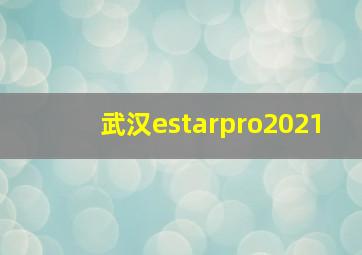 武汉estarpro2021