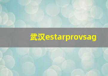 武汉estarprovsag