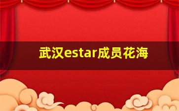 武汉estar成员花海