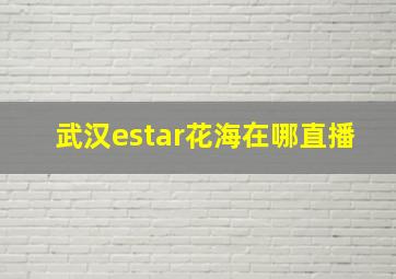 武汉estar花海在哪直播