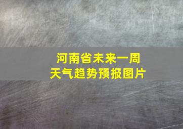 河南省未来一周天气趋势预报图片