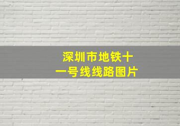 深圳市地铁十一号线线路图片