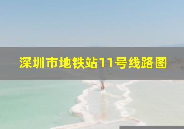 深圳市地铁站11号线路图