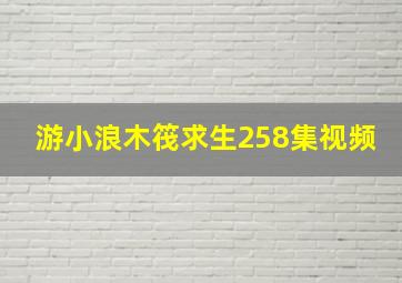 游小浪木筏求生258集视频