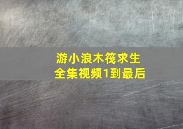 游小浪木筏求生全集视频1到最后