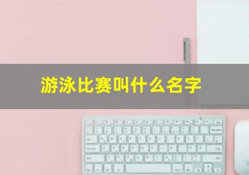 游泳比赛叫什么名字