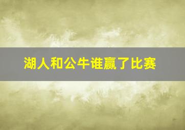 湖人和公牛谁赢了比赛