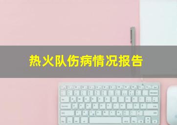 热火队伤病情况报告