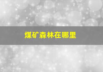 煤矿森林在哪里