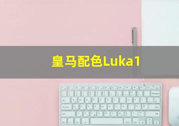 皇马配色Luka1