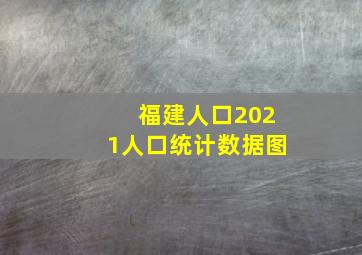 福建人口2021人口统计数据图