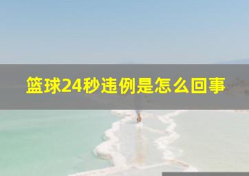 篮球24秒违例是怎么回事