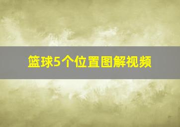 篮球5个位置图解视频