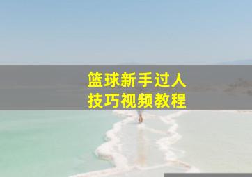 篮球新手过人技巧视频教程