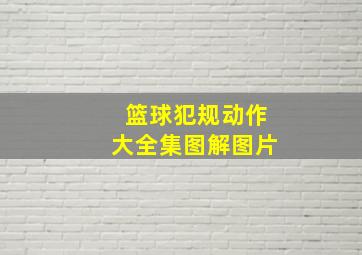 篮球犯规动作大全集图解图片