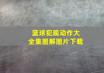 篮球犯规动作大全集图解图片下载