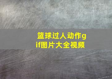 篮球过人动作gif图片大全视频