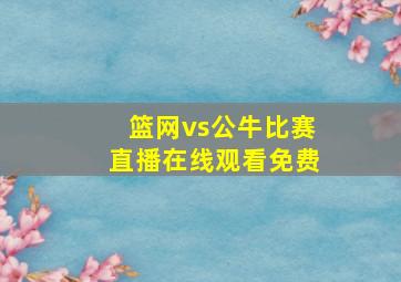 篮网vs公牛比赛直播在线观看免费