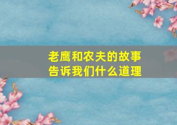 老鹰和农夫的故事告诉我们什么道理