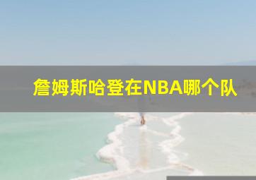 詹姆斯哈登在NBA哪个队