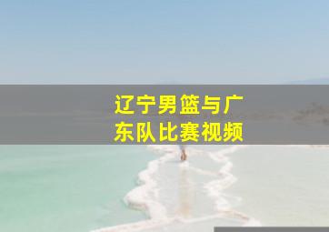 辽宁男篮与广东队比赛视频