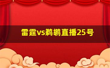 雷霆vs鹈鹕直播25号