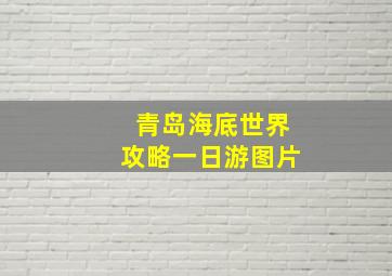 青岛海底世界攻略一日游图片