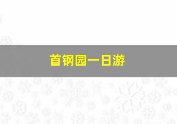 首钢园一日游