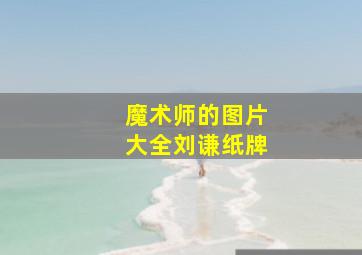 魔术师的图片大全刘谦纸牌