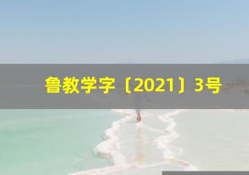 鲁教学字〔2021〕3号